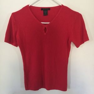 The Limited Stretch Red Top
